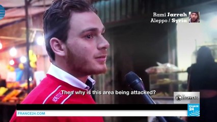 Who is Russia bombing in Aleppo?