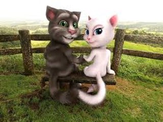 Twinkle Twinkle Little Star Rhyme|Funny cat Angela & Tom|Funny compilation