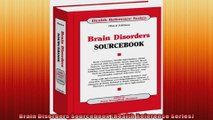 Brain Disorders Sourcebook Health Reference Series
