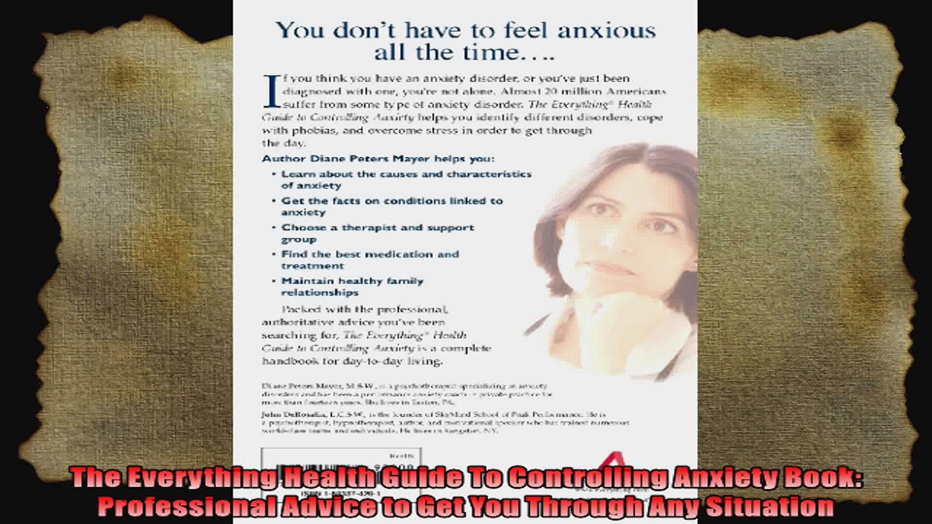 ⁣The Everything Health Guide To Controlling Anxiety Book Professional Advice to Get You