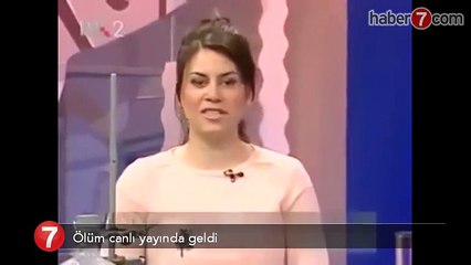 Ölüm canlı yayında geldi -