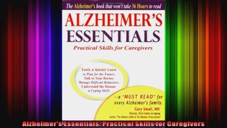Alzheimers Essentials Practical Skills for Caregivers