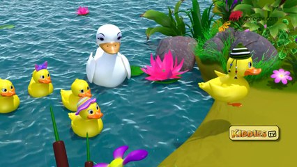 Five little ducks | Nursery rhyme | Baby songs | Kiddiestv