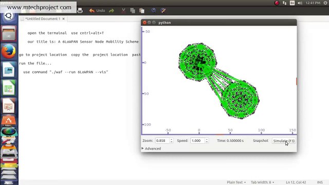 NS3 Projects for engineering students output