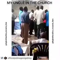 My crazy uncle pulled it again!!This time in church!!