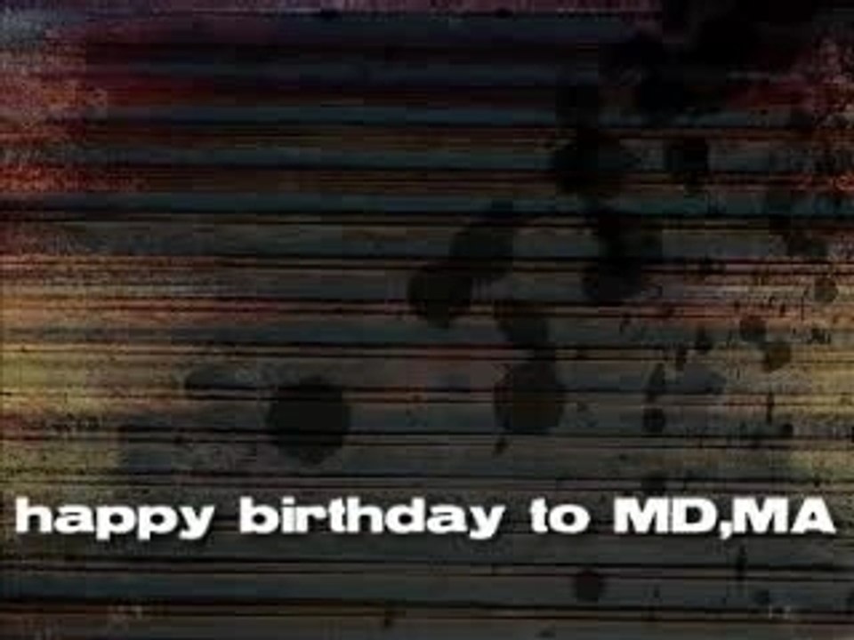 Happy birthday to MAMD