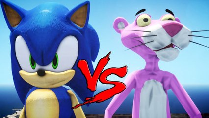 The Pink Panther VS Sonic the Hedgehog