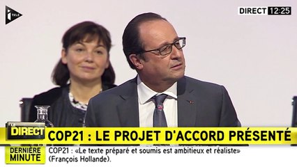 François Hollande évoque les attentats de Paris pendant la présentation de l'accord final