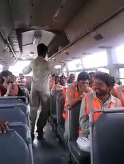 Bus Contuctor Dancing In The Bus