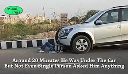 Girl Repairing Car On Highway Social Experiment - new video 2015 best best video