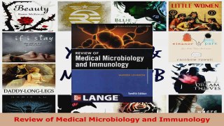 Read  Review of Medical Microbiology and Immunology EBooks Online