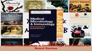 Download  Medical Microbiology  Immunology Examination  Board Review PDF Online