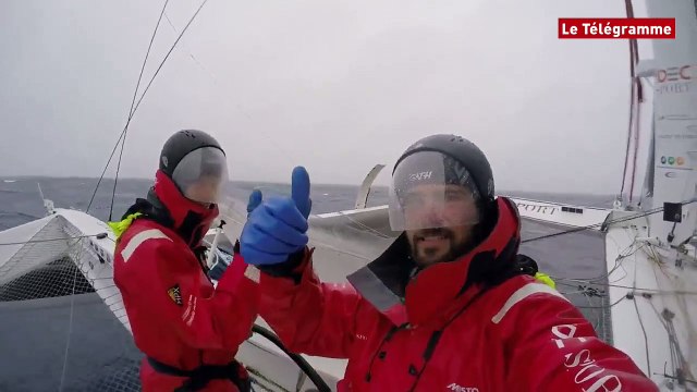 Trophée Jules Verne. Idec Sport : record de la traversée de l'océan Indien