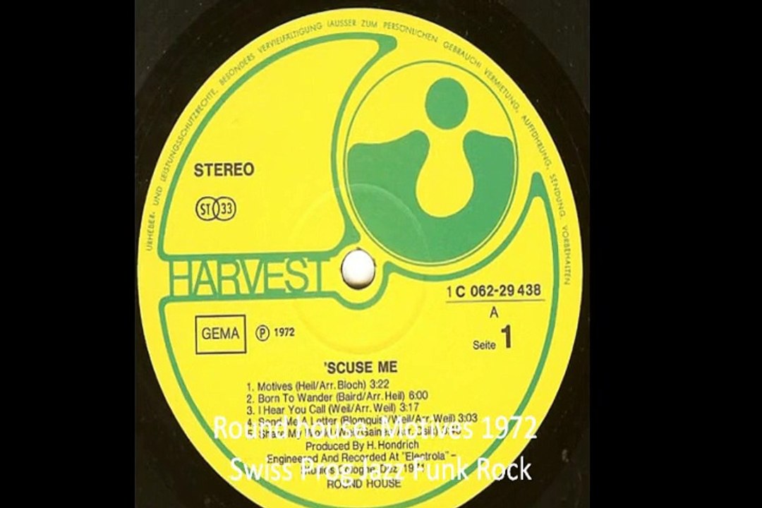 Round House  "Motives" 1972  Swiss Prog Jazz Funk Rock