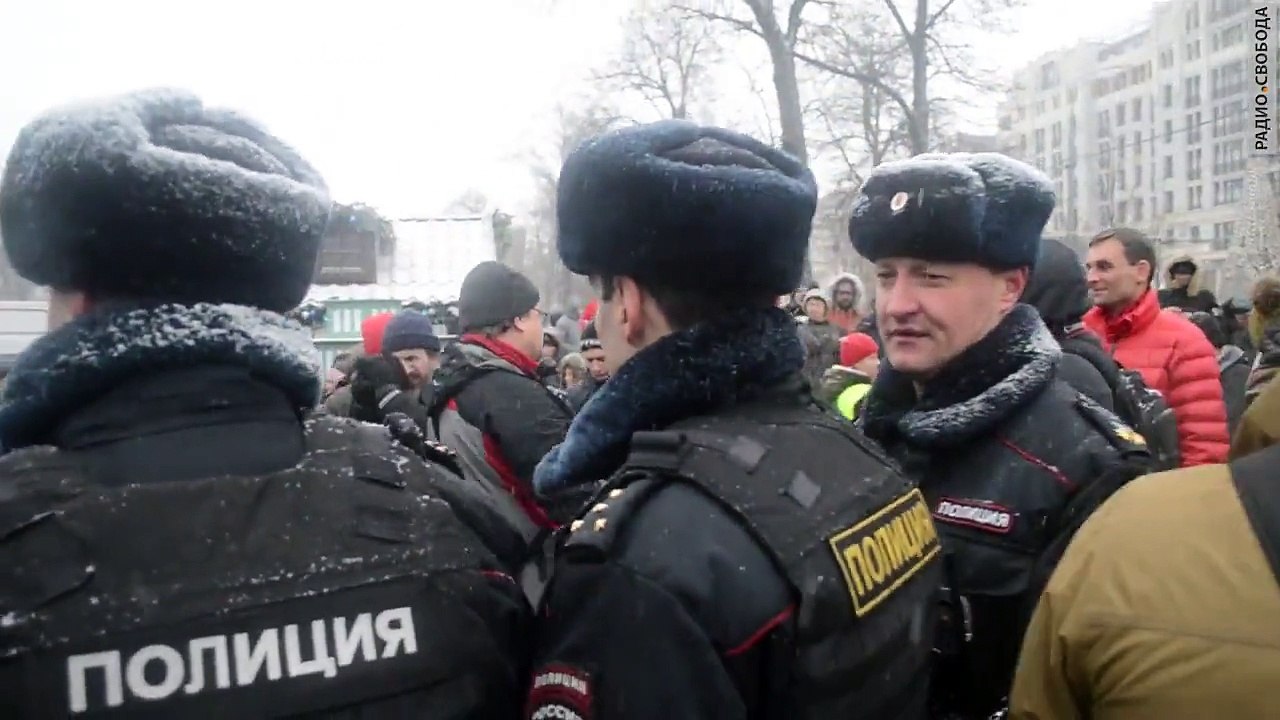 Москва. 12.12.2015. Разгон мирного собрания в День Конституции
