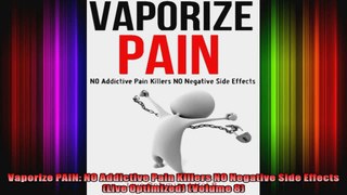 Vaporize PAIN NO Addictive Pain Killers NO Negative Side Effects Live Optimized Volume