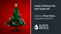 Cinema 4D Christmas Tree modeling-001