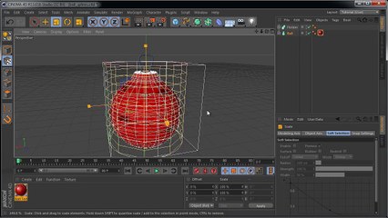 Cinema 4D Christmas Tree modeling-003