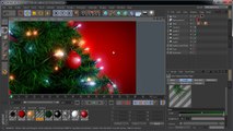 Cinema 4D Christmas Tree modeling-008