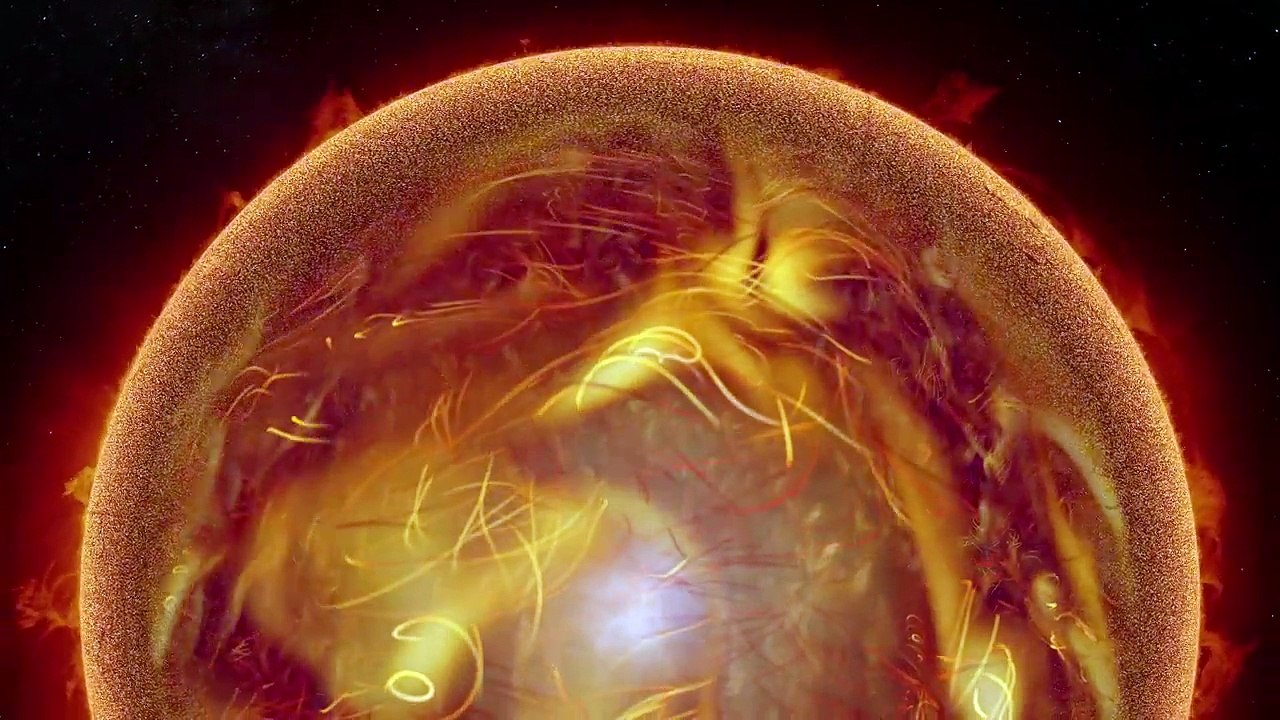 Rivers of Energy Inside the Sun 4K