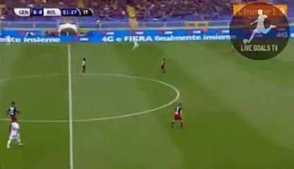 Genoa Amazing Chance to Score - Genoa vs Bologna - Serie A - 12.12.2015