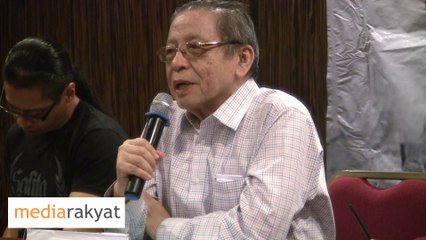 Lim Kit Siang: The NSC Bill Is Frightening, The More You Look At It, The More Frightened You Get
