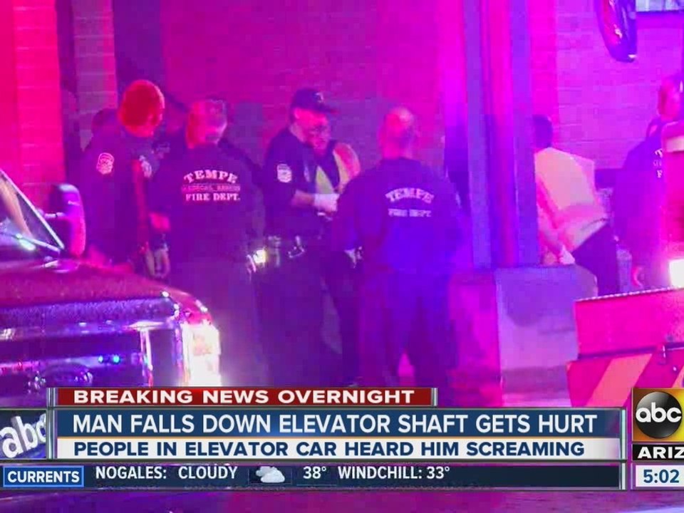 Man falls down elevator shaft on Mill Avenue