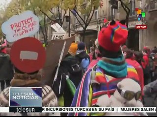Francia: se manifiestan por un acuerdo con mayor justicia climática