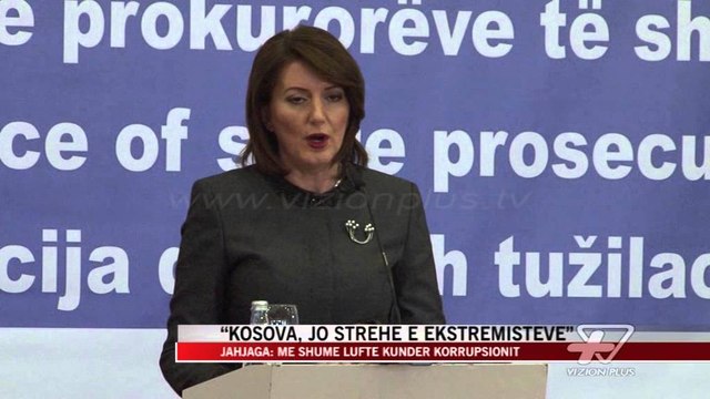 Jahjaga: T’i japim fund korrupsionit - News, Lajme - Vizion Plus