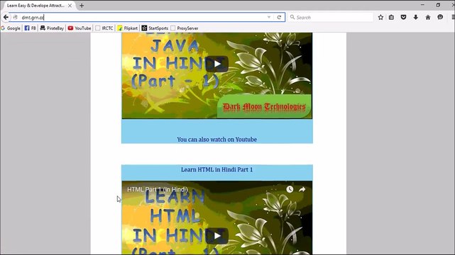 How to Create a Responsive Website Using HTML & CSS Part 1( In Hindi)