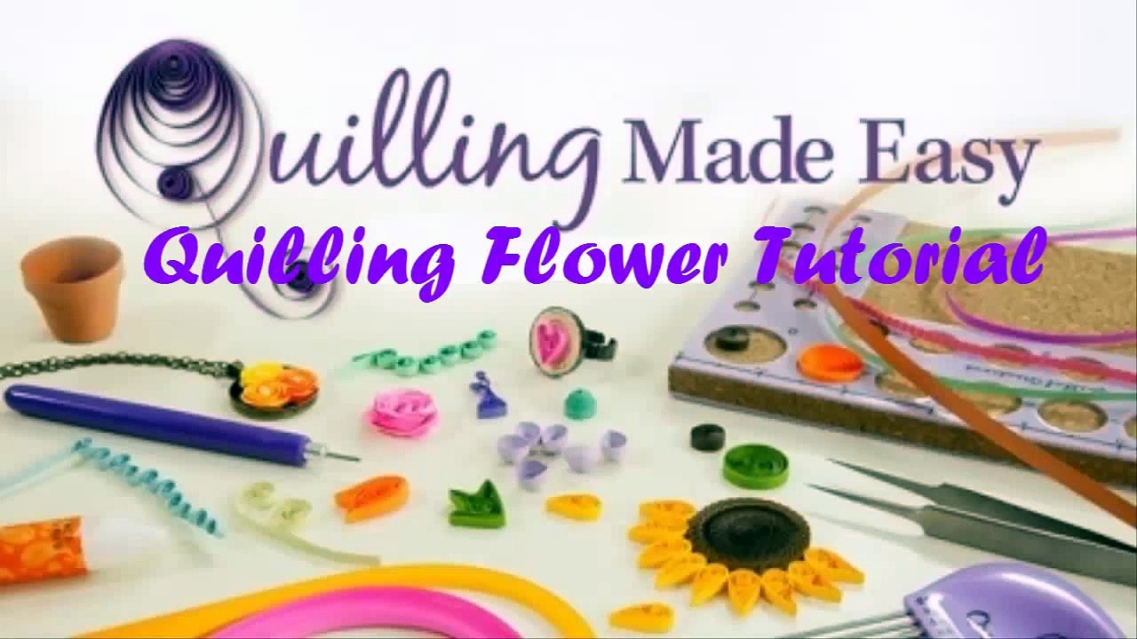 Quilling Made Easy %23 How to make Beautiful orange Flower using Paper -Paper Quilling %26 Card Design_59