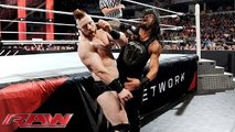 WWE Raw 7 december 2015 - Roman Regins vs Sheamus match -WWE Raw 12-7-15