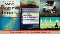 Read  Concepts Ontologies and Knowledge Representation SpringerBriefs in Computer Science Ebook Free