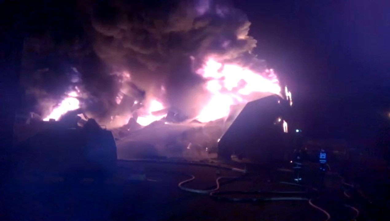 Incendie dans un magasin de motos à Rennes