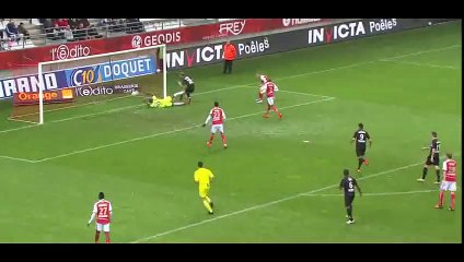 Valère Germain Goal - Reims 0-1 Nice - 12-12-2015