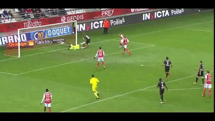 Valère Germain Goal - Reims 0-1 Nice - 12-12-2015