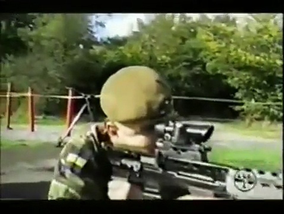 SA-80 A2 TIRE LAUNCHING!