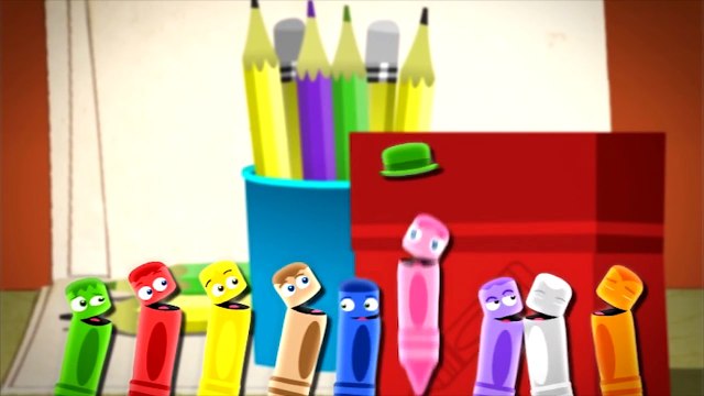 Цвета для детей, мультик раскраска Малыши Карандаши: BabyfirstTV Учим цвета