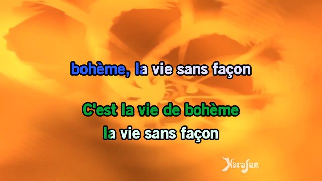 Karaoké Cest la vie de bohème - Georges Guétary *