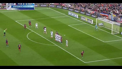 Lionel Messi Goal - Barcelona 1-0 Dep. La Coruna - 12-12-2015