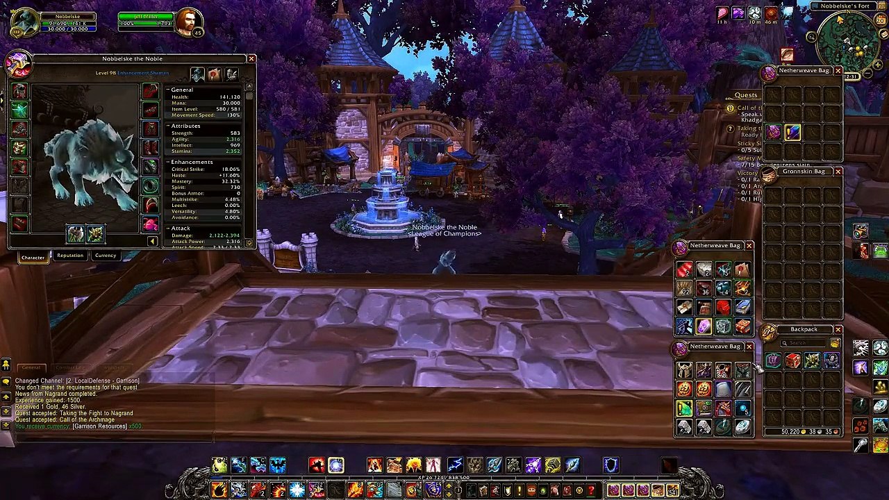 wow leveling