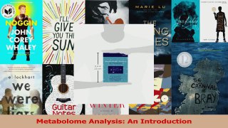 PDF Download  Metabolome Analysis An Introduction PDF Full Ebook