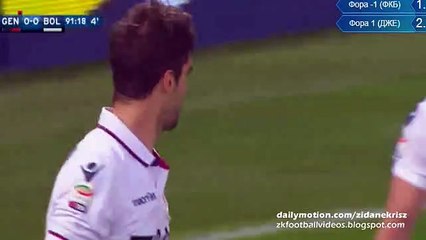 0-1 Luca Rossettini Incredible GOAL - Genoa v. Bologna 12.12.2015 HD Serie A