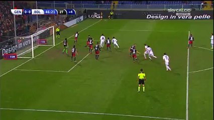 Luca Rossettini Goal - Genoa 0-1 Bologna - 12-12-2015