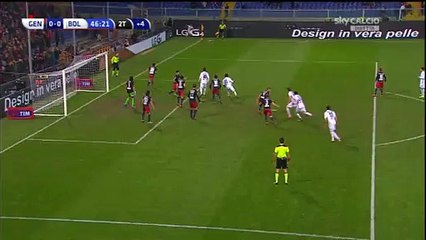Luca Rossettini Goal - Genoa 0-1 Bologna - 12-12-2015