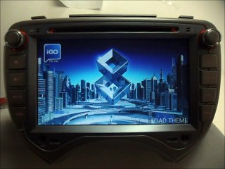 Скачать видео: Nissan March Car Audio System DVD GPS Navigation Bluetooth