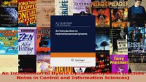 Read  An Introduction to Hybrid Dynamical Systems Lecture Notes in Control and Information Ebook Free