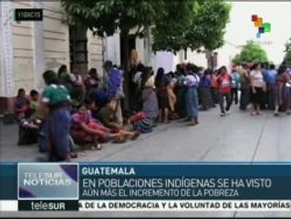 Aumenta situación de pobreza extrema en Guatemala