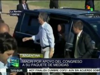 Argentina: Macri promete inversión pública