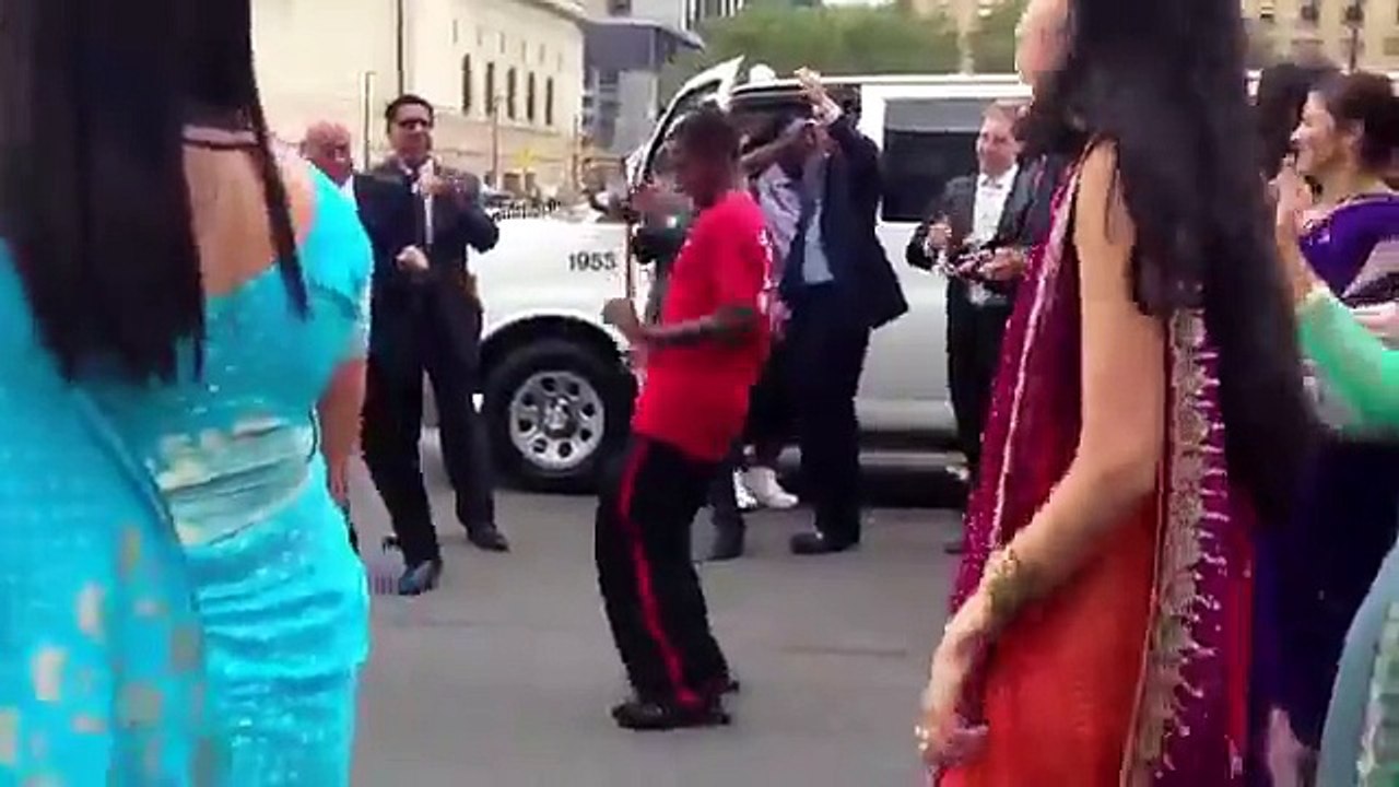 Random Black Guy Starts Dancing at Indian Wedding